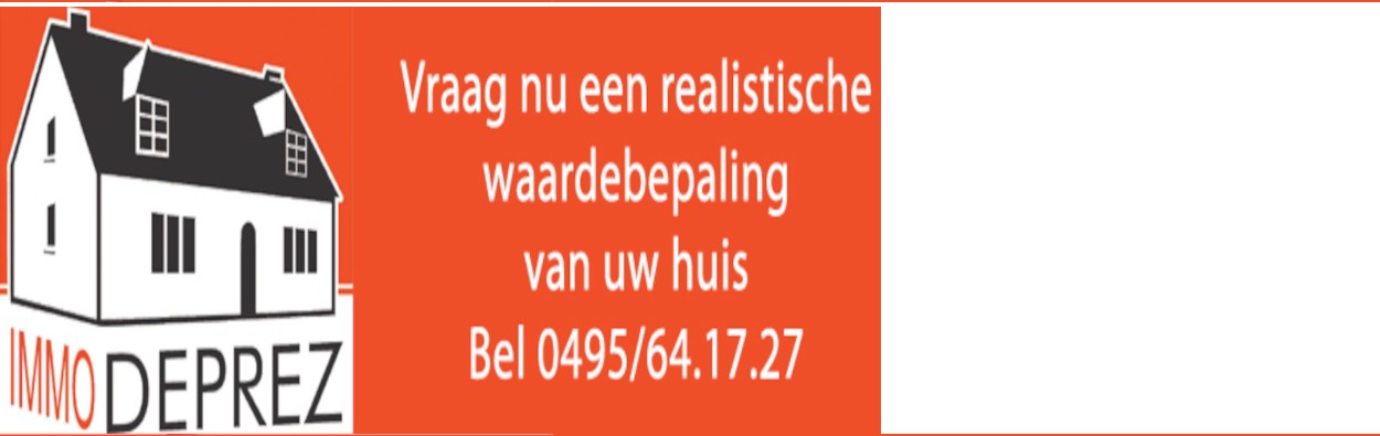 Wil U de waardde van uw huis of appartement kennen?